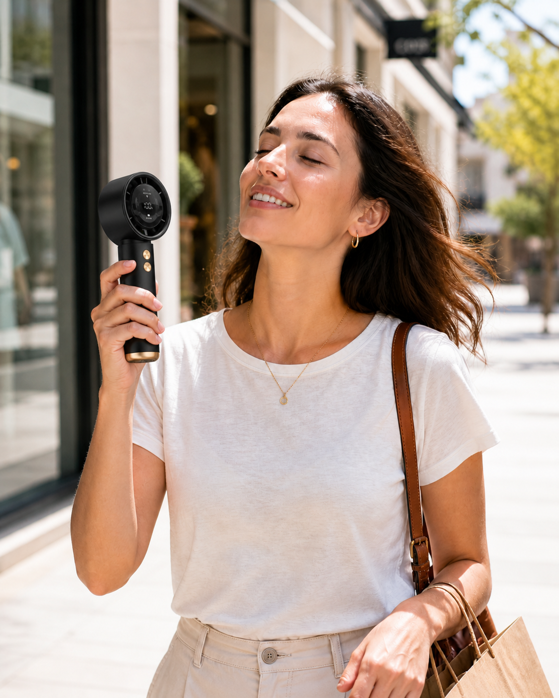 BreezyFlow CoolGrip Fan