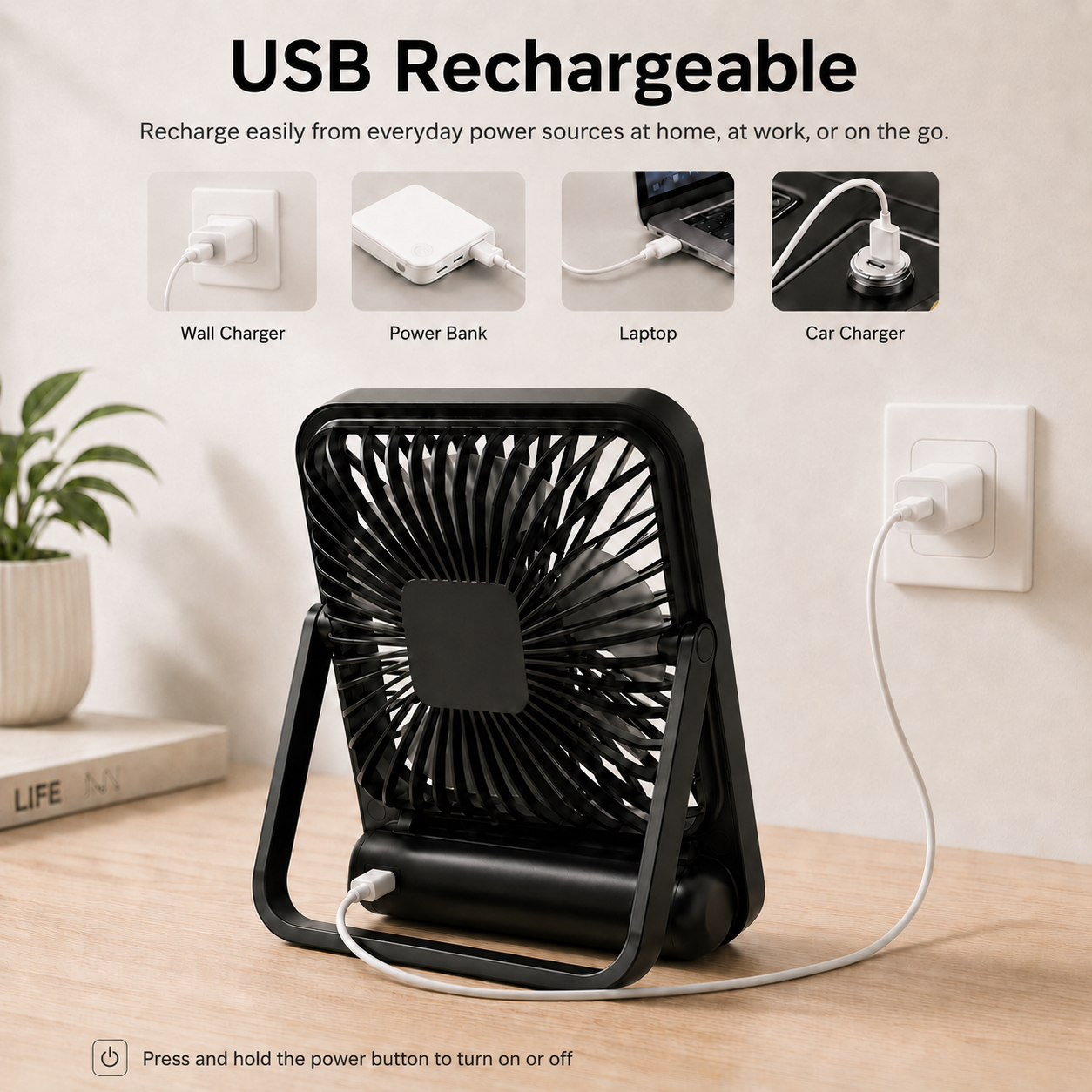 BreezyFlow Fold Fan