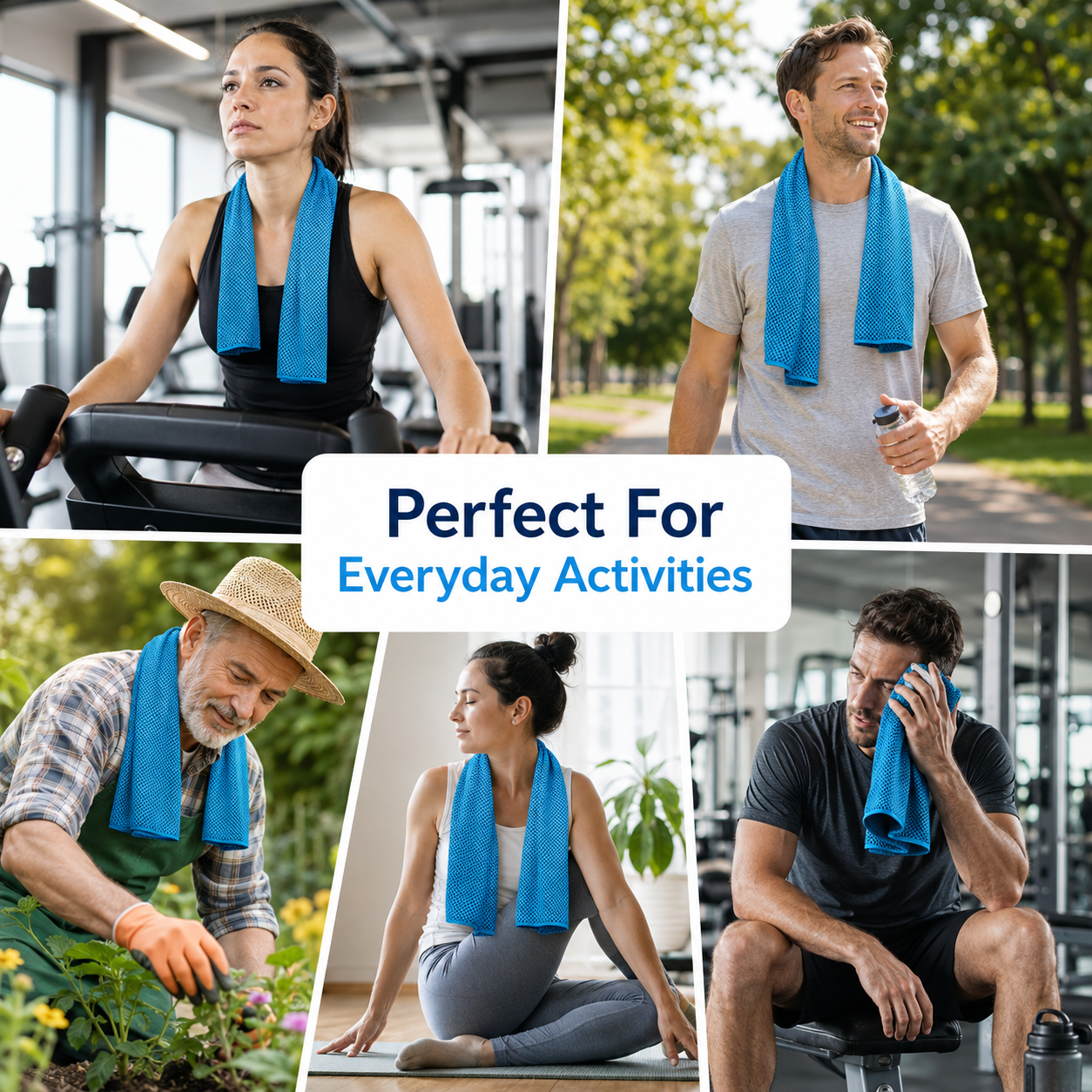 BreezyFlow Cooling Towel – Quick-Dry Microfiber Towel