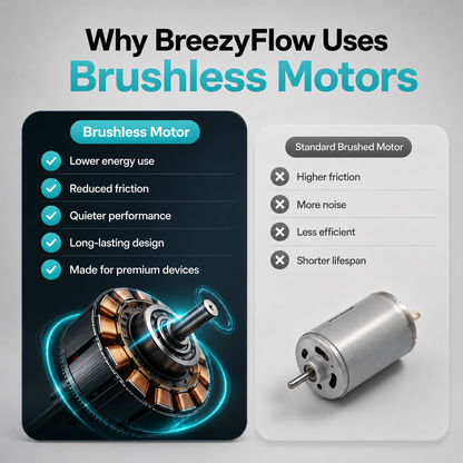BreezyFlow AirStand Desk Fan