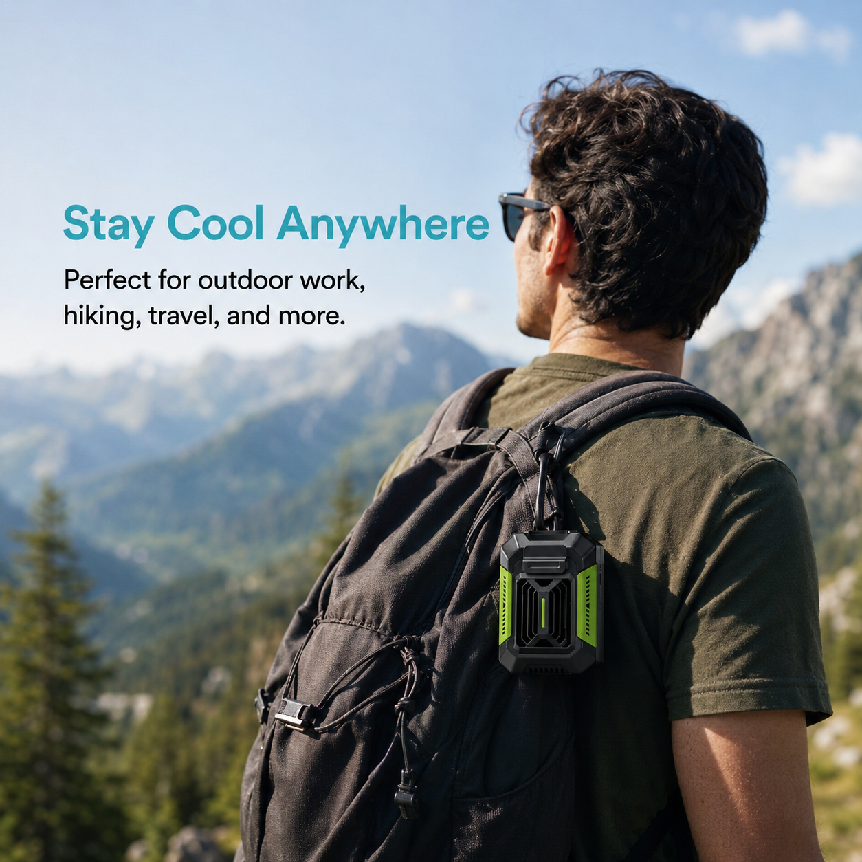 BreezyFlow Multipurpose Clip-On Waist Fan
