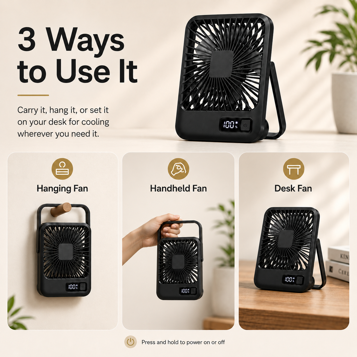BreezyFlow Fold Fan