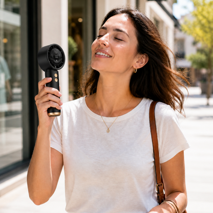 BreezyFlow Mini CoolGrip Fan